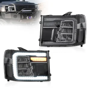 07-13 GMC Sierra 2th Gen (GMT902) Vland LED HeadLights