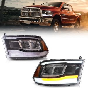 09-18 Dodge Ram 4th Gen 1500 2500 3500 Vland LED Reflection Bowl Headlights