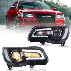 11-UP Chrysler 300C Vland LED Dual Beam Projector Headlights
