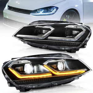 12-17 Volkswagen Golf 7th Gen (Mk7,Type 5G) Vland Projector Headlights Black