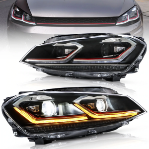 12-17 Volkswagen Golf MK7 Vland Full LED Projector Headlights 12-17 Volkswagen Golf MK7 Vland Full LED Projector Headlights