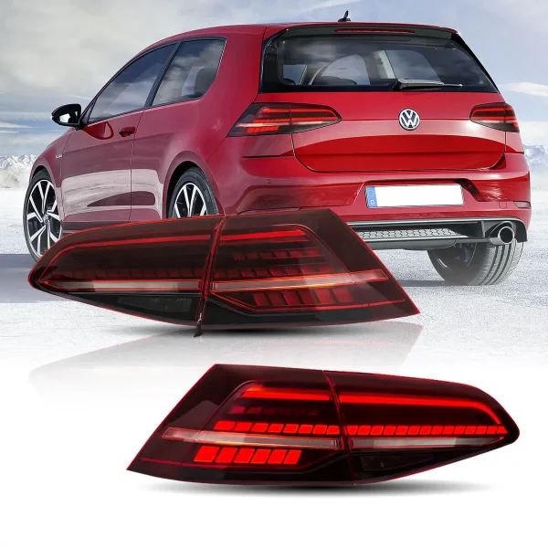 13-21 Volkswagen Golf MK7 Hatchback Vland LED Tail Lights