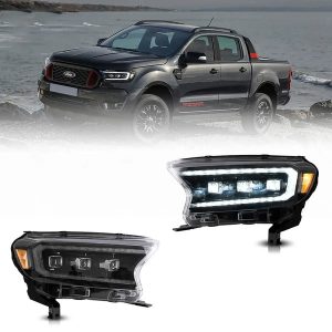 15-21 Ford Ranger [International Types] Vland LED Matrix Projector HeadLights Black