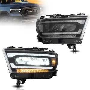 19-24 Dodge Ram 1500 Vland Full LED HeadLights