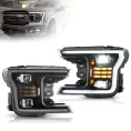2018-2020 Ford F150 Vland LED Dual Beam Projector HeadLights Black