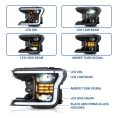 2018-2020 Ford F150 Vland LED Dual Beam Projector HeadLights Black