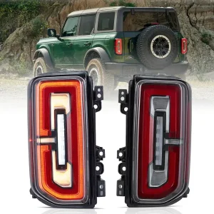 21-24 Ford Bronco Vland Full LED Tail Lights