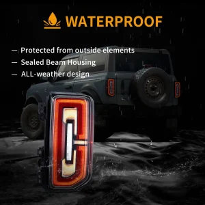 21-24 Ford Bronco Vland Full LED Tail Lights