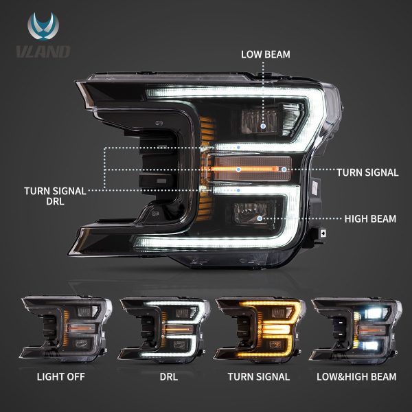 VLAND-HEADLIGHTS-FOR-FORD-F150-YAA-F150-2042-BLACK-2 VLAND-HEADLIGHTS-FOR-FORD-F150-YAA-F150-2042-BLACK-2