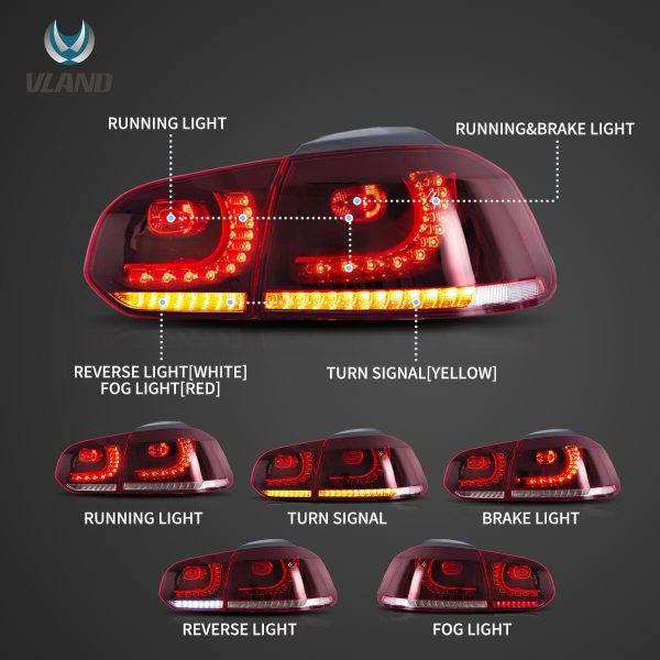 VLAND-TAILLIGHTS-FOR-VOLKSWAGEN-GOLF-6-YAB-GEF-0183A-RC-3 VLAND-TAILLIGHTS-FOR-VOLKSWAGEN-GOLF-6-YAB-GEF-0183A-RC-3