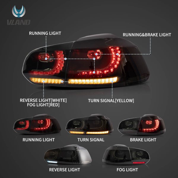 VLAND-TAILLIGHTS-FOR-VOLKSWAGEN-GOLF-6-YAB-GEF-0183A-S-3 VLAND-TAILLIGHTS-FOR-VOLKSWAGEN-GOLF-6-YAB-GEF-0183A-S-3
