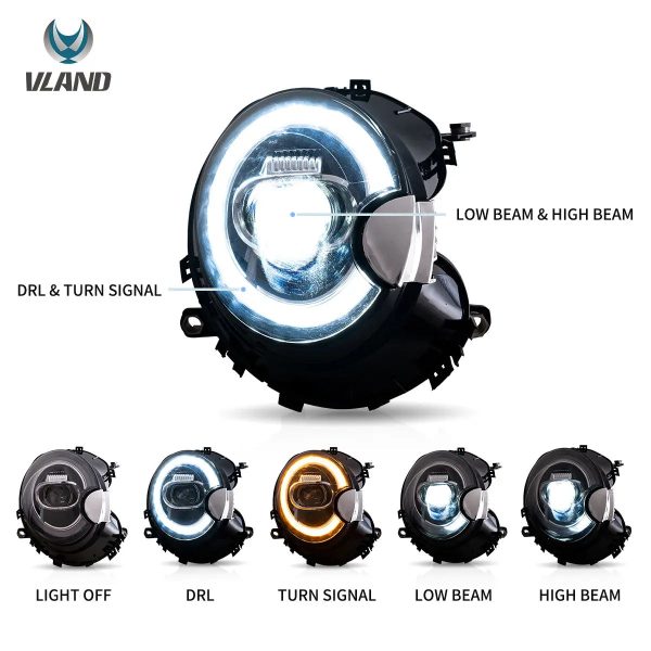Vland-Headlights-For-07-15-Mini-Cooper-R55-R56-R57-R58-R59-Y Vland-Headlights-For-07-15-Mini-Cooper-R55-R56-R57-R58-R59-Y