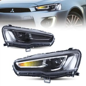 Vland-Headlights-For-08-17-Mitsubishi-Lancer-Evo-X-YAA-YS-01(8)