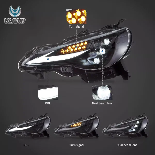 Vland-Headlights-For-12–21-Toyota-86GT86-Subaru-Brz-Scion-Fr (3) Vland-Headlights-For-12–21-Toyota-86GT86-Subaru-Brz-Scion-Fr (3)