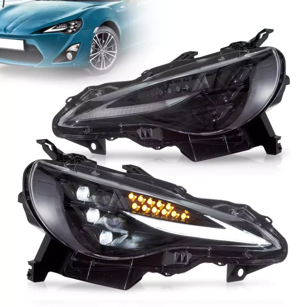 Vland Headlights For 12–21 Toyota 86/GT86, Subaru Brz, Scion Frs W/Triple LED Projector - Vland Headlight Assembly, Tail Light | Aftermarket HID Headlights, Fog Lights, Demon Eyes Vland Headlights For 12–21 Toyota 86/GT86, Subaru Brz, Scion Frs W/Triple LED Projector - Vland Headlight Assembly, Tail Light | Aftermarket HID Headlights, Fog Lights, Demon Eyes